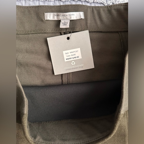 Andrew Mark Olive Green Midi Skirt - Picture 2 of 3